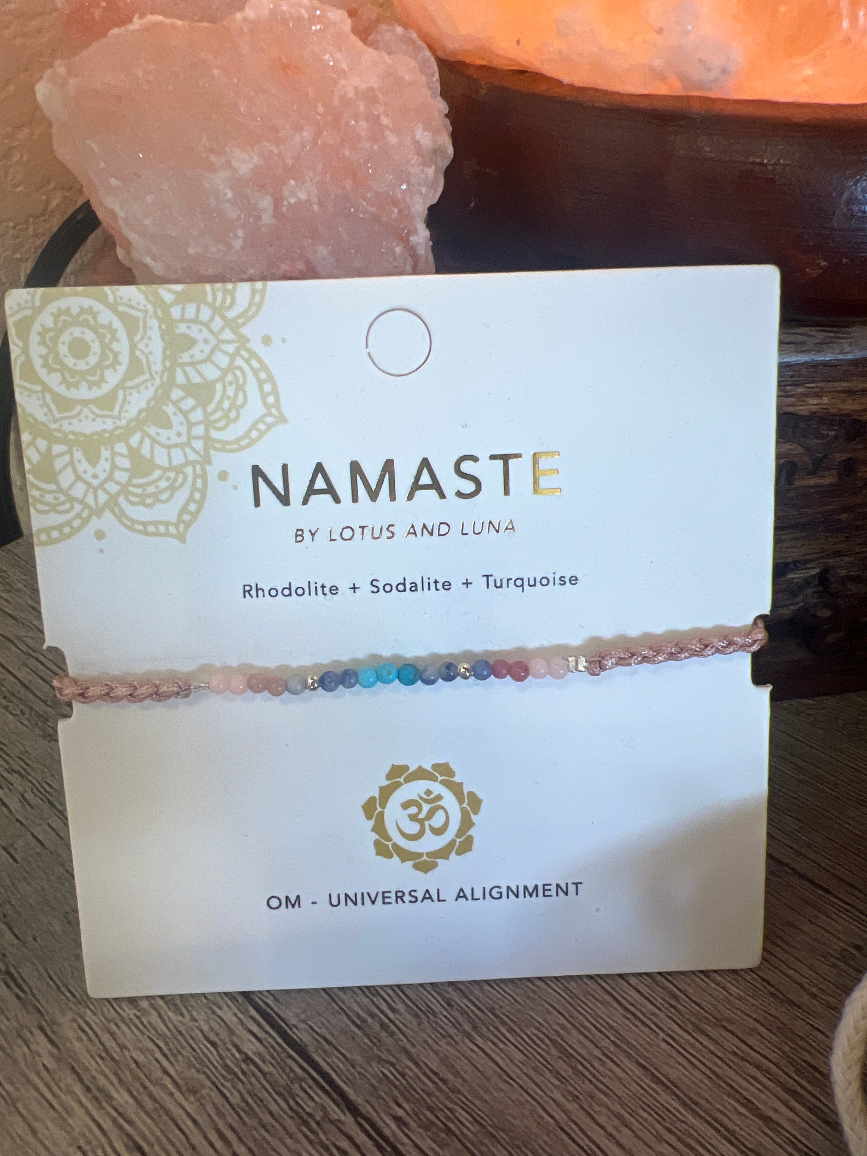 Om Namaste Bracelet