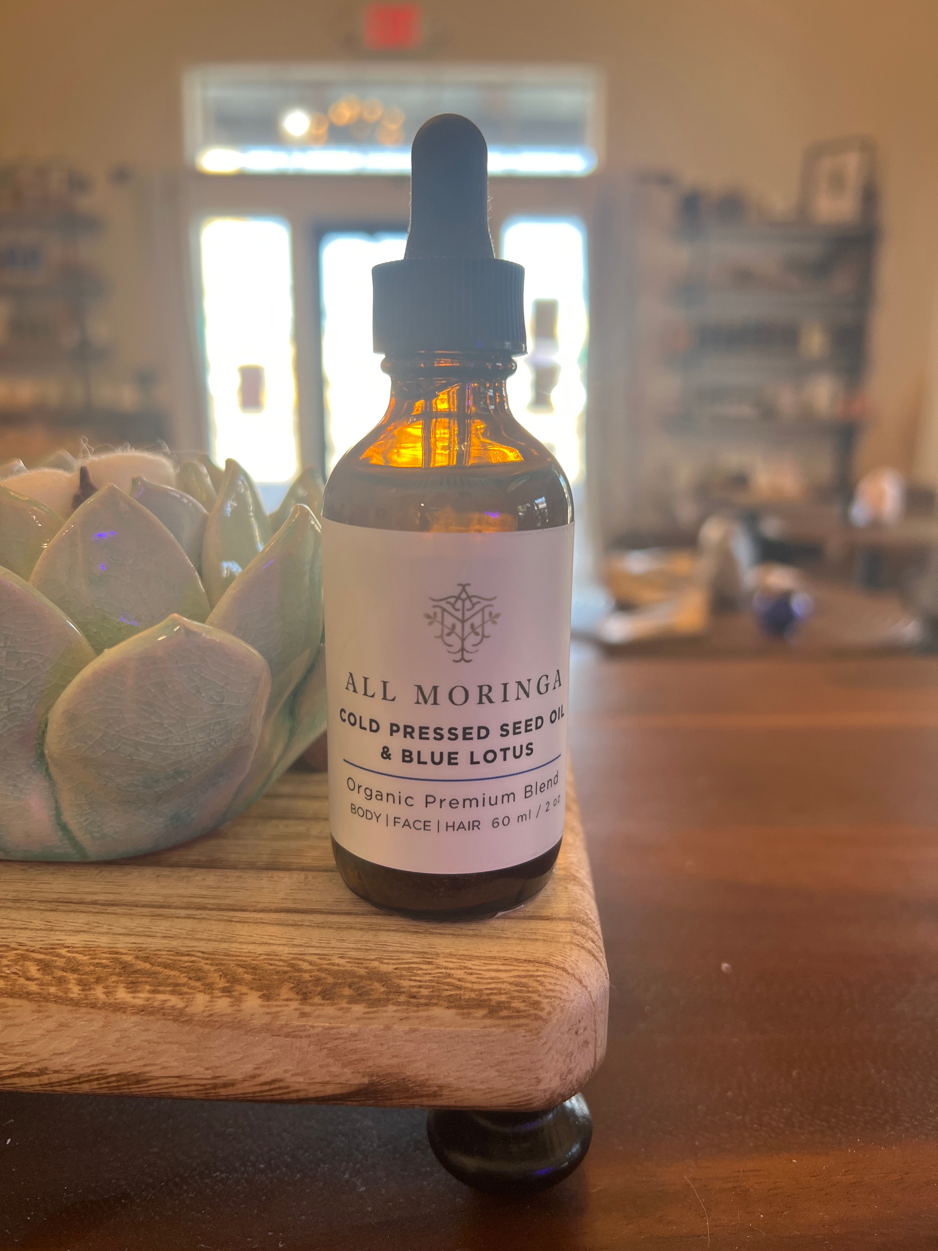 Organic Pure Cold-Press Moringa w/Blue Lotus Oil