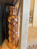 Indented Copper Water Bottle