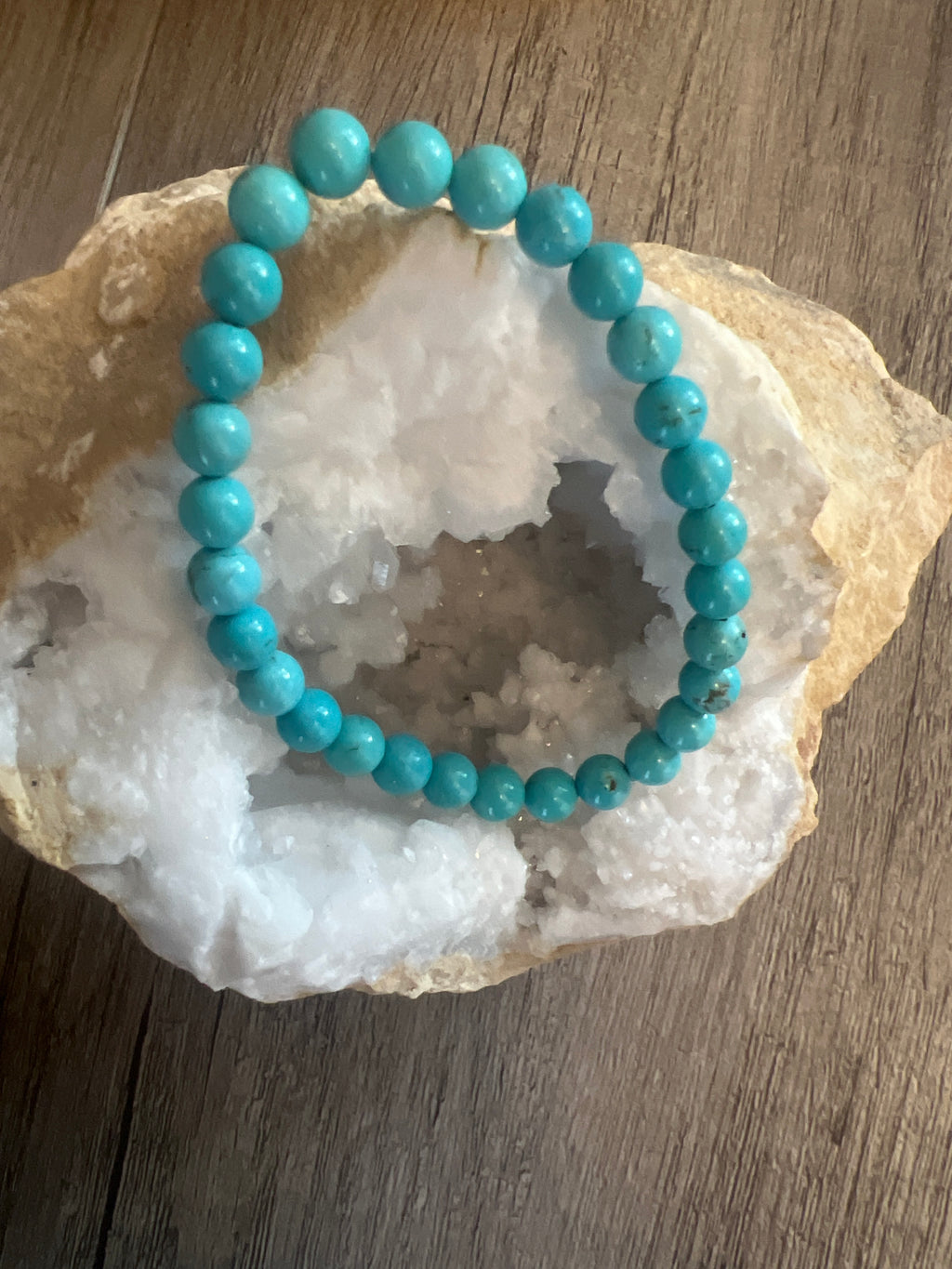 Blue Howlite 6mm Bracelet
