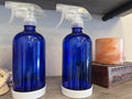 Cobalt Blue Spray Bottle W/ Silicone Sleeve/16oz
