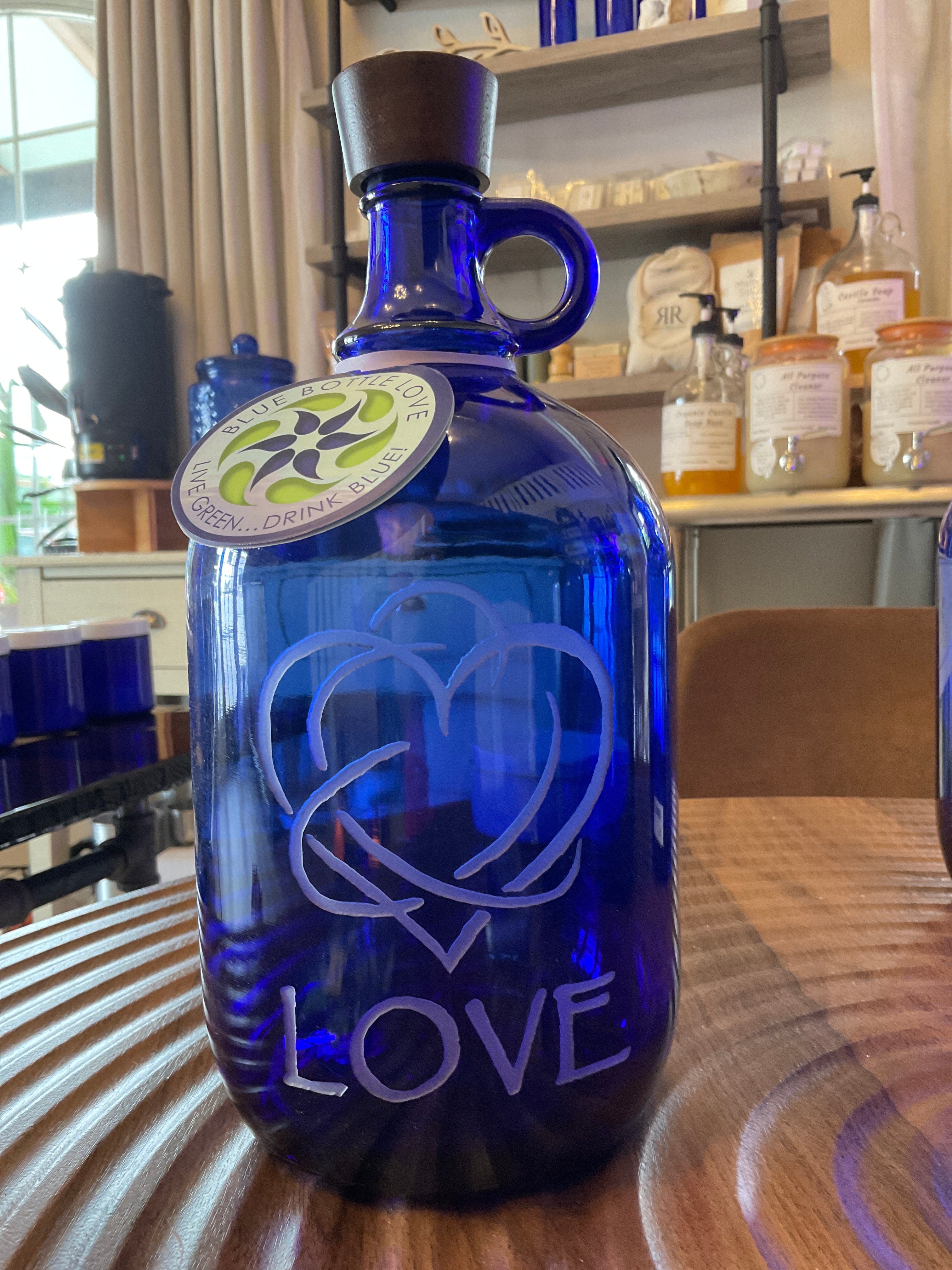 Blue Bottle- Love -2 Liter (67oz)