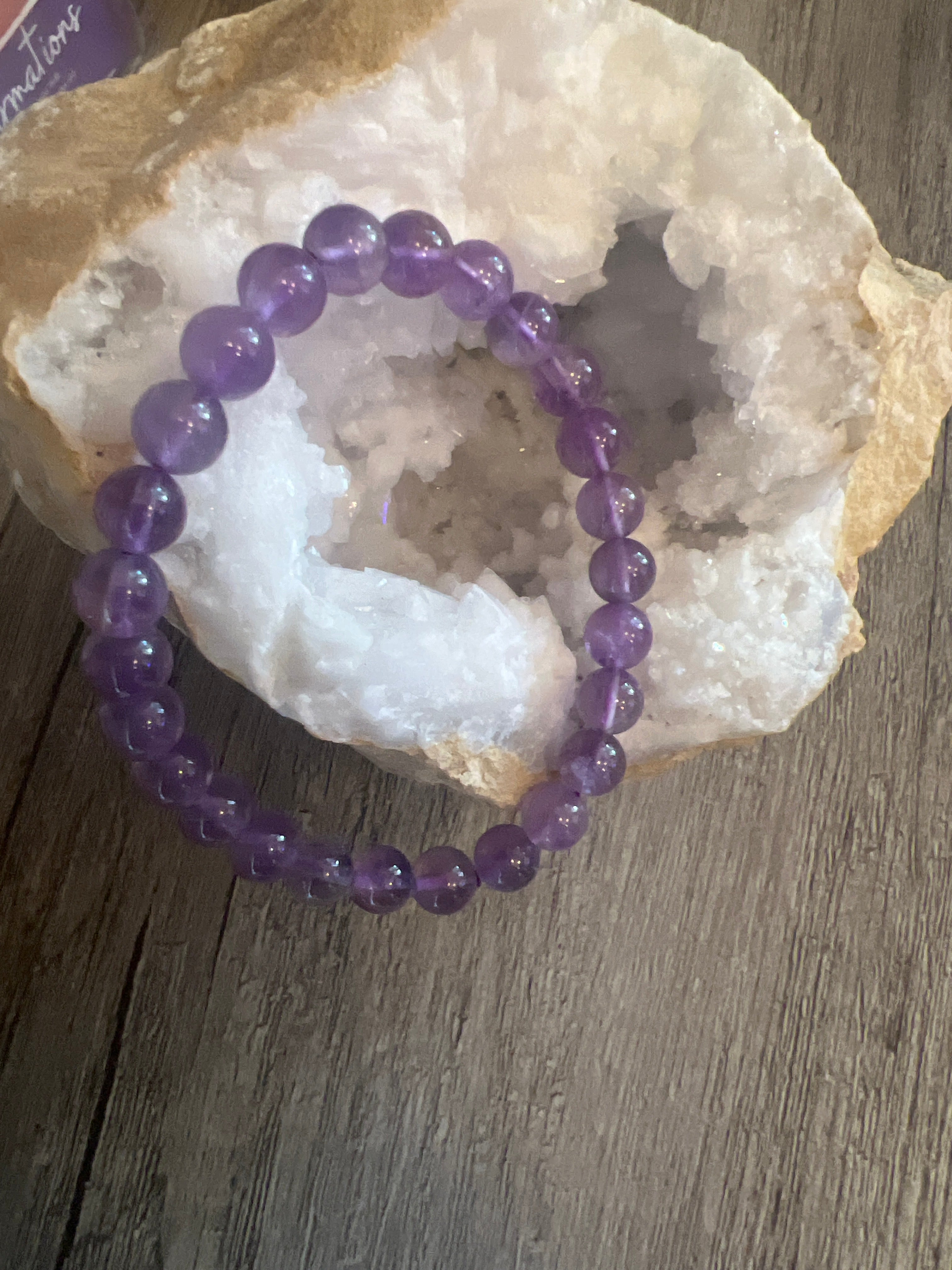 Amethyst 8mm Bracelet