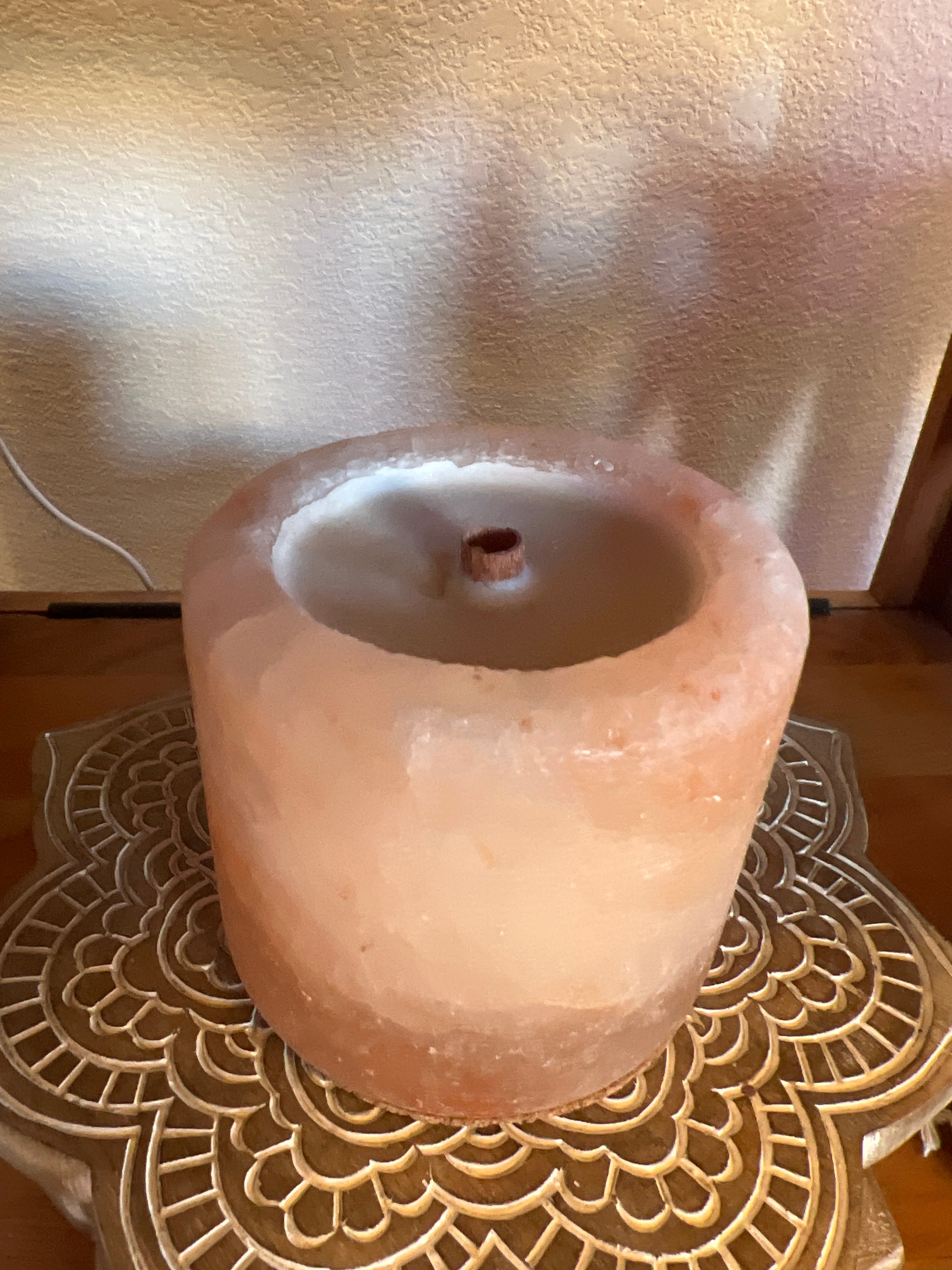 Pink Salt Candle