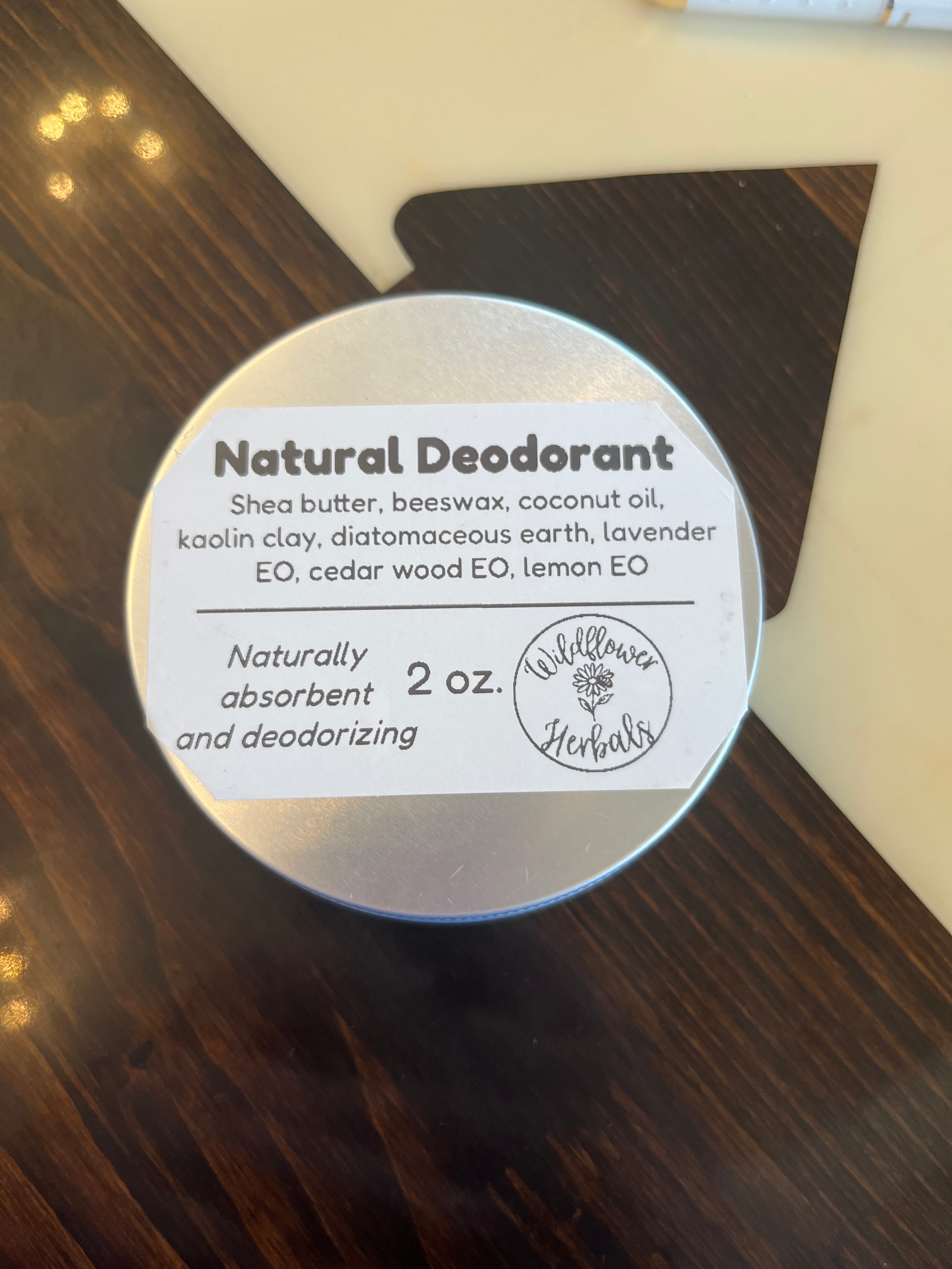 Natural Deodorant ( Wildflower Herbals)