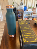 Green copper bottle