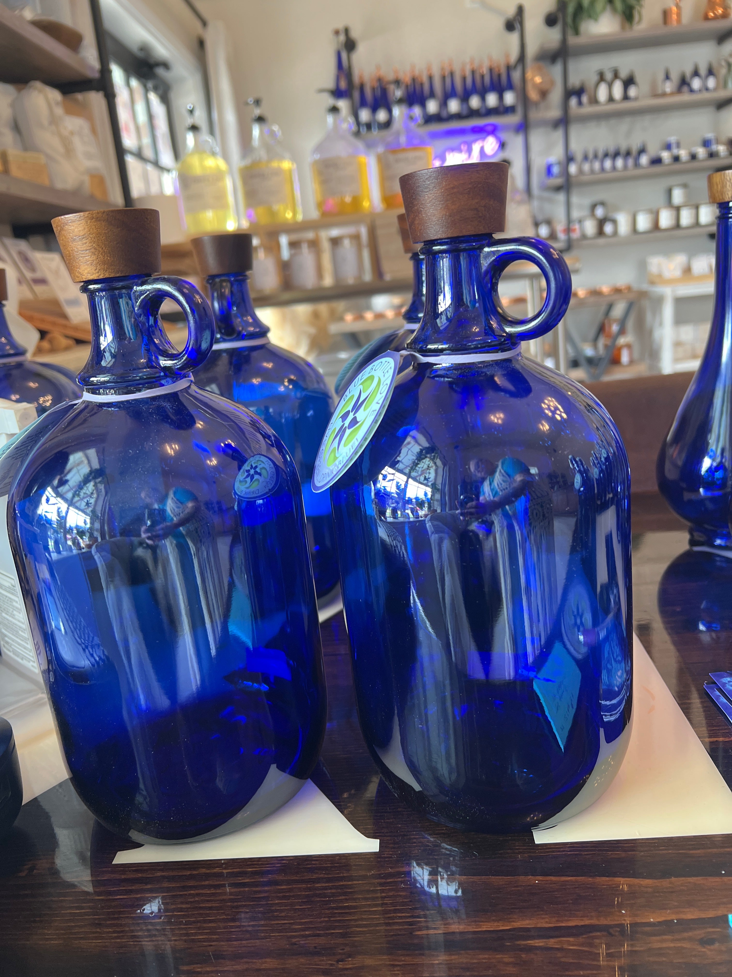 Blue Bottle- Plain 2 Liter(67oz)