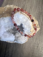 Fire Quartz Bracelet 6mm