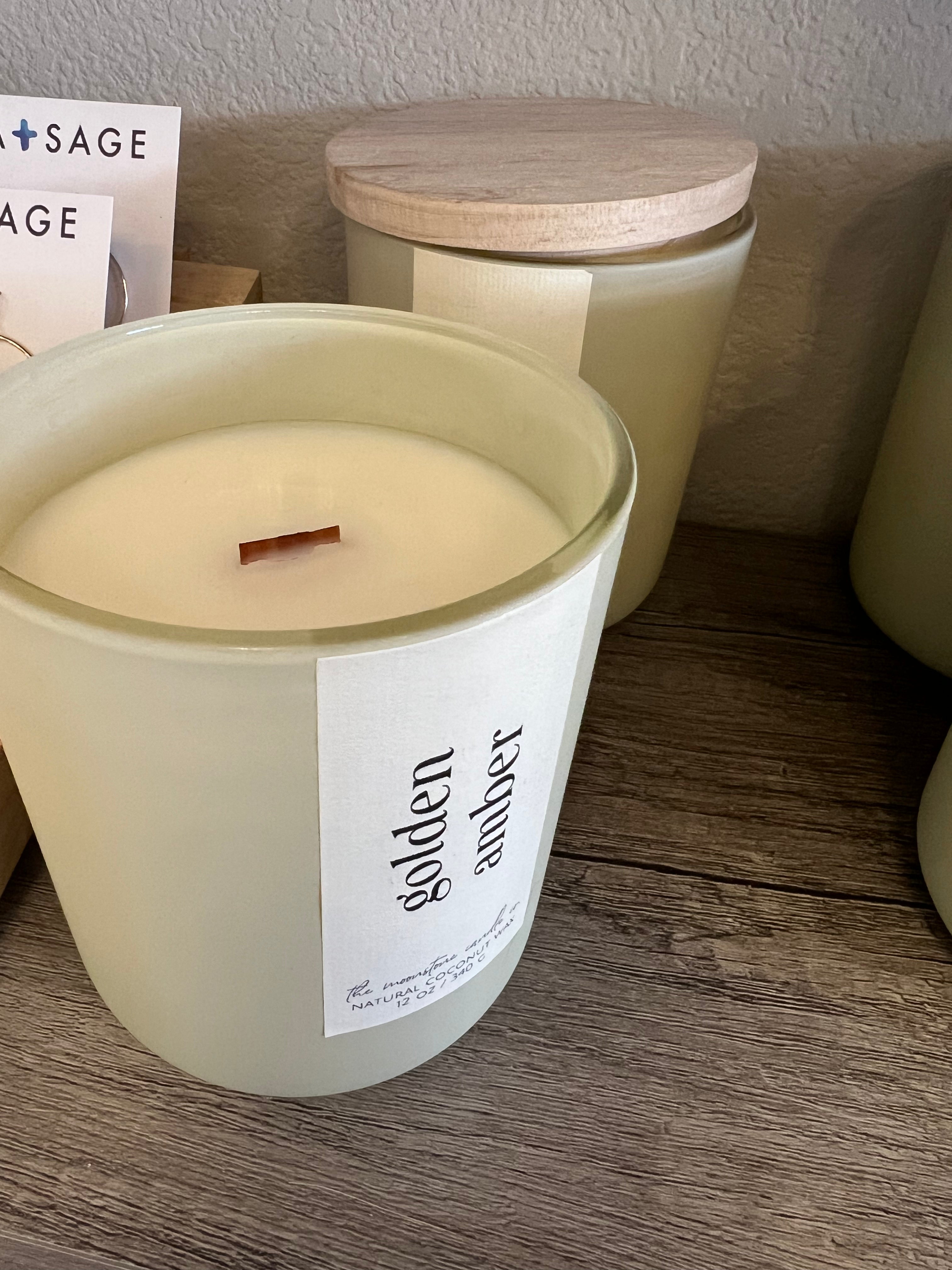 Golden Amber Candle